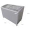 Premium Levella 9.5 cu ft Curved Glass Door Chest Freezer PFR950G - alternate 4